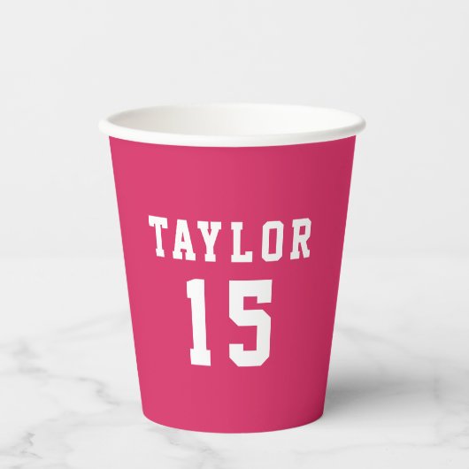 Einfache, benutzerdefinierte Farbvarianten-Papierg Pappbecher (Vorderseite)