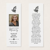 Einfache benutzerdefinierte Foto-Memorial-Lesezeic (Vorne & Hinten)