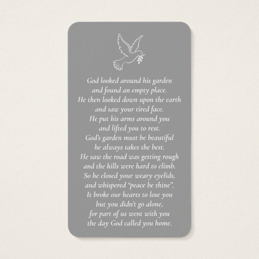 Einfache benutzerdefinierte Foto-Memorykarten (Rückseite)