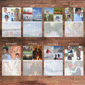 Einfache benutzerdefinierte FotoCollage 4 pro Mona Kalender