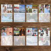 Einfache benutzerdefinierte FotoCollage 4 pro Mona Kalender