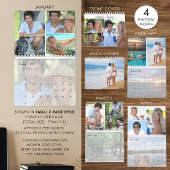 Einfache benutzerdefinierte FotoCollage 4 pro Mona Kalender