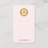 Einfache, benutzerdefinierte Logo-Schmuckkarte Visitenkarte (Vorderseite)