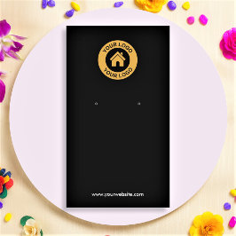 Einfache, benutzerdefinierte Logo-Schmuckkarte Visitenkarte