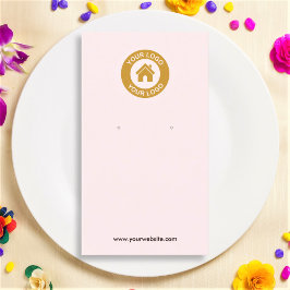 Einfache, benutzerdefinierte Logo-Schmuckkarte Visitenkarte