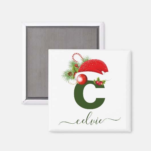 Einfache benutzerdefinierte Personalisierte Monogr Magnet (Vorderseite/Rückseite)