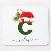 Einfache benutzerdefinierte Personalisierte Monogr Mousepad (Vorne)