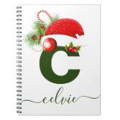 Einfache benutzerdefinierte Personalisierte Monogr Notizblock (Vorderseite)