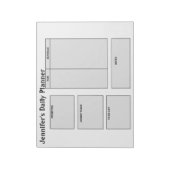 einfache, benutzerdefinierte Planerziele Notizblock (Rotiert)