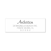 Einfache benutzerdefinierte Rücksendeadresse 04 . Permastempel (Design)