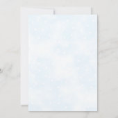 Einfache benutzerdefinierte Sterne Himmelfarbe Gre Einladung (Rückseite)