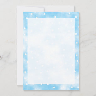 Einfache benutzerdefinierte Sterne Himmelfarbe Gre Einladung