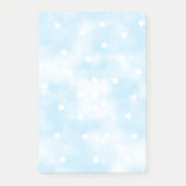 Einfache benutzerdefinierte Sterne Himmelfarbe Post-it Klebezettel (Vorderseite)