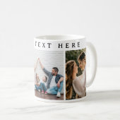 Einfache benutzerdefinierte Valentinstag-Kaffeetas Kaffeetasse (VorderseiteRechts)