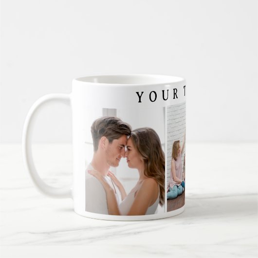 Einfache benutzerdefinierte Valentinstag-Kaffeetas Kaffeetasse (Links)