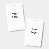 einfache, benutzerdefinierte Wasserfarben-Add-Webs Ausweis (Vorder- & Rückseite)