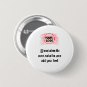 einfache, benutzerdefinierte Wasserfarben-Add-Webs Button (Vorne & Hinten)