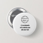 einfache, benutzerdefinierte Wasserfarben-Add-Webs Button (Vorne & Hinten)