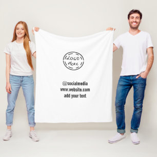 einfache, benutzerdefinierte Wasserfarben-Add-Webs Fleecedecke