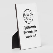 einfache, benutzerdefinierte Wasserfarben-Add-Webs Fotoplatte (Seite)