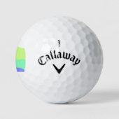 einfache, benutzerdefinierte Wasserfarben-Add-Webs Golfball (Logo)