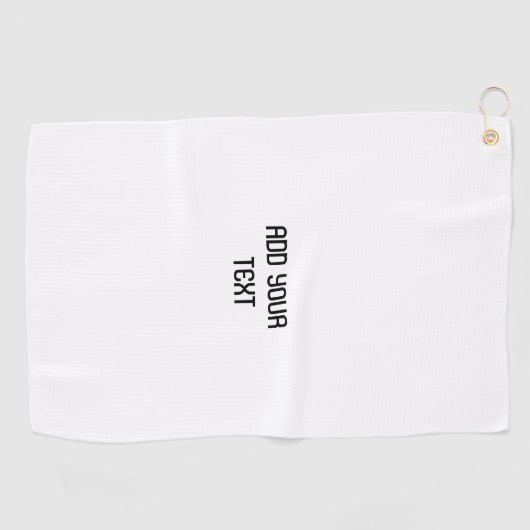 einfache, benutzerdefinierte Wasserfarben-Add-Webs Golfhandtuch (Horizontal)