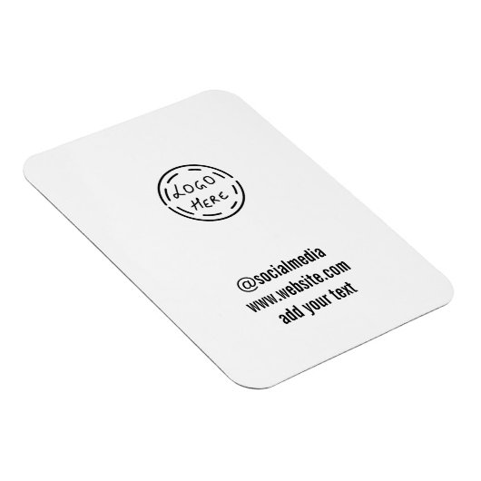 einfache, benutzerdefinierte Wasserfarben-Add-Webs Magnet (Rechte Seite)