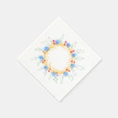 einfache, benutzerdefinierte Wasserfarben-Add-Webs Serviette (Ecke)