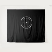 Einfache, benutzerfreundliche, weiße Logo-Umgebung Wandteppich (Vorderseite (Horizontal))