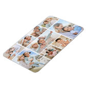 Einfache, benutzerspezifische FotoCollage Magnet (Linke Seite)