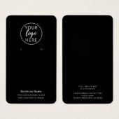 Einfache, benutzerspezifische Visitenkarten-Speich (Vorne & Hinten)