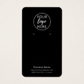 Einfache, benutzerspezifische Visitenkarten-Speich (Vorderseite)