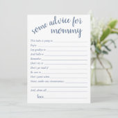 Einfache Beratung zu spät | Dusty Blue Keepake Car Einladung (Stehend Vorderseite)