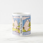 Einfache Berglandschaft Kaffeetasse (Mittel)