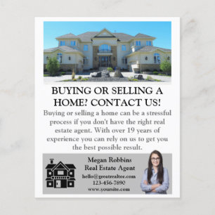 Einfache Beruflich Broker Real Anwesen Investor Flyer