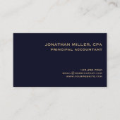 Einfache Beruflich Classic Visitenkarte (Vorderseite)