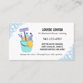 Einfache Beruflich-Haus-Reinigungskarte Visitenkarte (Vorderseite)