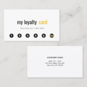 Einfache Berufliche 6-polige Kundenkarte Treuekarte (Vorne/Hinten)