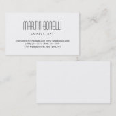 Einfache Berufliche Business Card Visitenkarte (Vorne/Hinten)