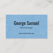 Einfache Berufliche Elegant-Stellenbezeichnung ein Visitenkarte (Vorderseite)