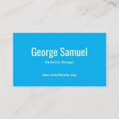 Einfache Berufliche Elegant-Stellenbezeichnung ein Visitenkarte (Vorderseite)