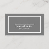 Einfache Berufliche Elegante Moderne Eleganz Visitenkarte (Vorderseite)