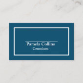 Einfache Berufliche Elegante Moderne Eleganz Visitenkarte (Vorderseite)