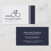 Einfache berufliche Fahrradgeschäftskarten Visitenkarte (Vorne/Hinten)