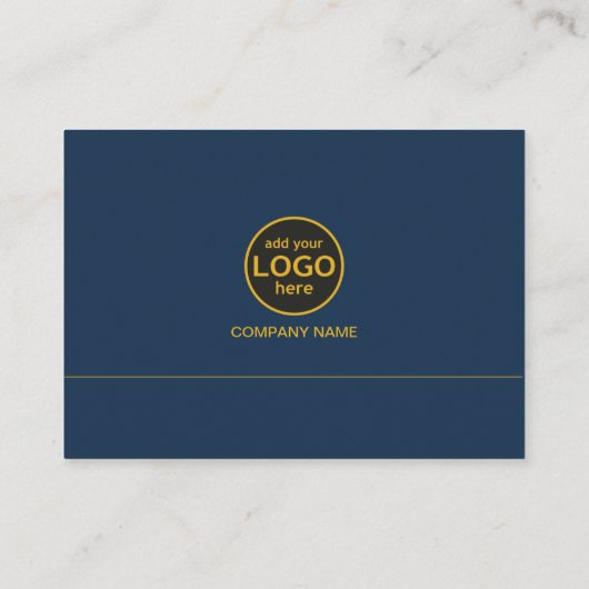 Einfache Berufliche Farbkombination Visitenkarte (Rückseite)