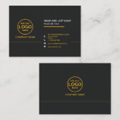 Einfache Berufliche Farbkombination Visitenkarte (Vorne/Hinten)