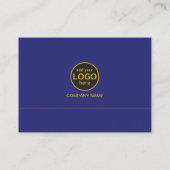 Einfache Berufliche Farbkombination Visitenkarte (Rückseite)