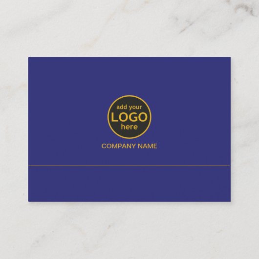 Einfache Berufliche Farbkombination Visitenkarte (Rückseite)