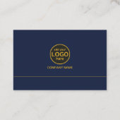 Einfache Berufliche Farbkombination Visitenkarte (Rückseite)