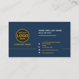 Einfache Berufliche Farbkombination Visitenkarte